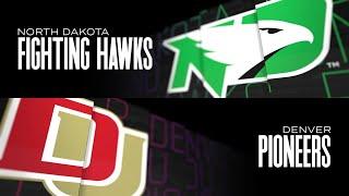 UND Hockey  Highlights vs. No. 4 Denver  1.26.24