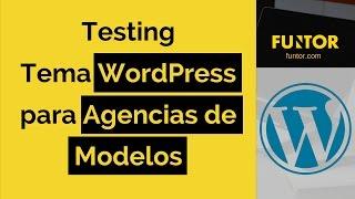  Tema WordPress para Agencia de Modelos  Talent Agency WordPress  Funtor