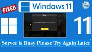  How To Fix BGMI Server is Busy Please Try Again Later Error Code Restrict Area EMULATOR