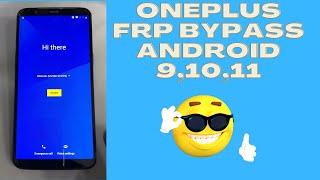 All Oneplus frp bypass . android 101112 frp bypass solution . latest security 2022.