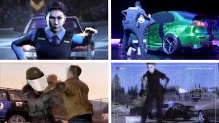 Comparison of Busted Scenes in Need for Speed Games