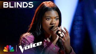 Sixteen-Year-Old Mikaela Ayira Raises the Bar Performing Human  The Voice Blind Auditions  NBC