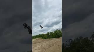 RC CAR HITS THE MOTOCROSS TRACK. #rc #rccars #rccar #shortsvideo #shortvideo #shorts #short