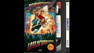 Last Action Hero with Arnold Schwarzenegger on Blu-ray in Retro VHS-style packaging