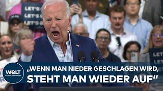 NACH TV-DUELL-DEBAKEL Joe Biden schlägt hart zurück - Trump eine Gefahr für Amerika