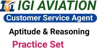 IGI Aviation Customer Service Agent Maths and Reasoning  IGI Aviation CSA @Focus 4M