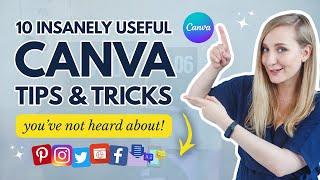 10 Insanely Useful CANVA TIPS & TRICKS 2023  Canva Tutorial for Beginners