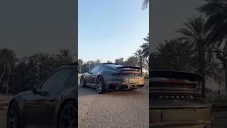 Porsche 992 Turbo S equipped with IPE exhaust system #shorts