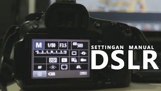 BELAJAR FOTO #3  Cara MengaturSetting Kamera DSLR