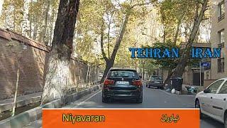 Niavaran POV Driving Tehran Iran رانندگی در منطقه یک تهران نیاوران