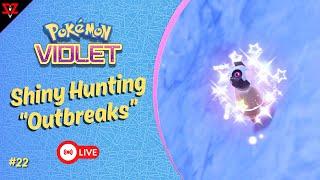 Shiny Hunting in Outbreaks #22  LIVE  Pokemon Scarlet and Violet  SivZ Gaming #shinyhunting
