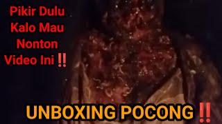 UNBOXING BADAN HANTU POCONG‼️KALO NGGA KUAT MENTAL JANGAN NONTON