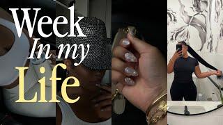 weekly vlog .. I got pink eye girls night out diy lash extensions amazon unboxing breathwork