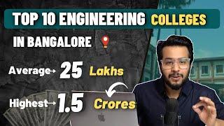Top 10 Engineering Colleges in Bangalore  1.5 Crore Placement   Comedk  Pessat  Kcet Colleges