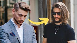 3 WAYS To Grow Hair FASTER & THICKER Mens Long Hair Tips