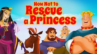 How Not to Rescue a Princess  Три богатыря и Шамаханская царица с английскими субтитрами