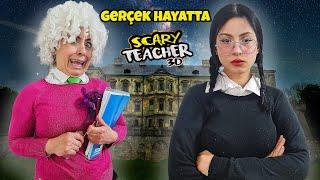 GERÇEK HAYATTA SCARY TEACHER WEDNESYDAY ADDAMSIN EVİNE GİDİYOR  EYLÜL LAL