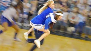 STUDENTS FALL DOWN DURING PEP RALLY  BACK TO SCHOOL FAILS