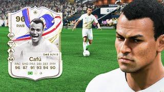 96 GREATS OF THE GAME ICON CAFU SBC PLAYER REVIEW  EA FC 24 ULTIMATE TEAM