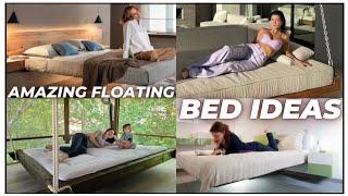 amazing floating bed ideas  top house bed ideas  futuristic bed ideas  romantic bed ideas  ideas