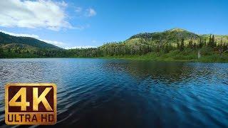 2 Hours Peaceful Lake Views in 4K  Sound of Gentle Lake Waves Meta Lake at Mt. St. Helens