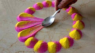 Beautiful Rangoli Design For Festival  Rangoli  Simple Rangolis  Relaxing  Top Rangolis by Aarti