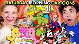 Teens React To 80s and 90s Saturday Morning Cartoons  React