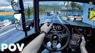 West Balkans - ETS2 Epic Journey from Montenegro to Croatia through Bosnia  Fanatec CSL DD