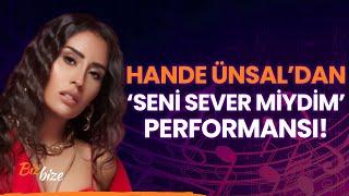 Hande Ünsaldan Seni Sever Miydim Performansı #handeünsal #senisevermiydim #performans