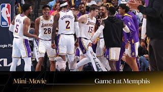 Mini-Movie Lakers Take Game 1 in Memphis  2023 NBA Playoffs