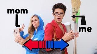 SWITCHING LIVES WITH MY MOM  Brent Rivera