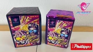 Albert Tiger King Batterie  16 Schuss Brokatgold  Funke Fireworks