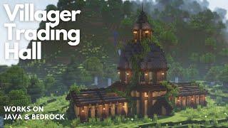 VILLAGER TRADING HALL  Minecraft Tutorial  Java & Bedrock 1.21+