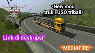 New mod fuso triball muatan kayu  BUSSID