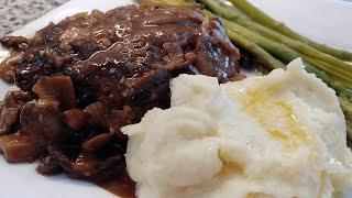 Salisbury Steak with Mushroom Gravy TV Dinner