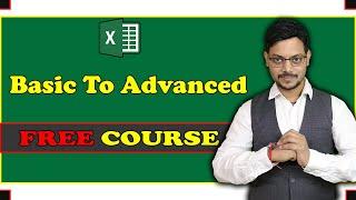 Excel Beginner to advanced full course in hindi  basic to advanced excel course  Free excel course