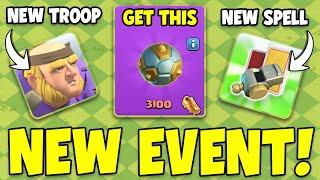 NEW Clash with Haaland Event = Spiky Ball + Giant Thrower Troop + MORE Clash of Clans