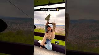 Typical gymnast  split challenge  Lera the gymnast #gymnast #split