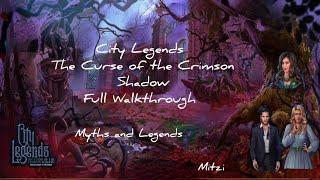 City Legends  The Curse of the Crimson Shadow  Full Walkthrough