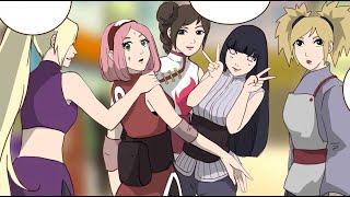 DANGO - Capítulo 84 - Las chicas se reunen - Sakura Hinata Temari Ino y Temari