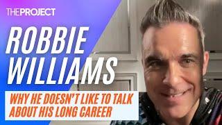 Robbie Williams 25th Year As A Popstar Is Here But He Doesnt Like To Talk About It