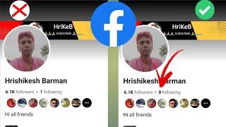 How to Hide Following List on Facebook 2024  Facebook Following Hide Kaise Kare
