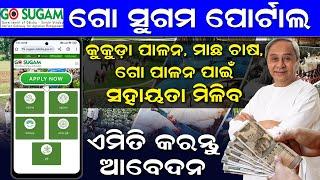 How To Apply Go Sugam Portal  Go Sugam Portal Odisha Registration  Broiler Poultry Farming Odia