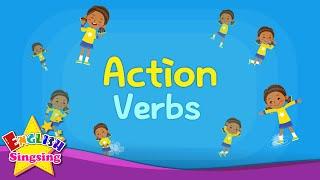 Kids vocabulary - Old Action Verbs - Action Words - Learn English for kids - Educational video