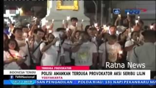 Ricuh  Aksi Lilin Damai Di   Perempatan TUgu YOgyakarta