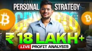 18 Lakh+ Profit in Crypto Trading  Live Pnl Analysis - IITian Trader
