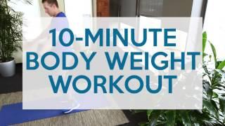 10 Minute Body Weight Workout