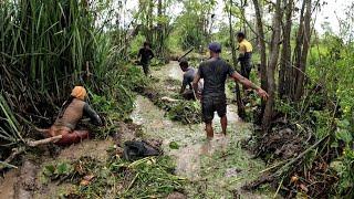 MOMEN MENEGANGKAN TERJADINYA PESTA IKAN PARANG DAN TOMBAK MULAI DI MAINKAN #panenikan