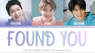 JYJ - FOUND YOU Ost Sungkyunkwan Scandal Color Coded Lyrics HanRomEng #jyj #kdrama #colorcoded