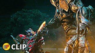 Autobots vs Terrorcons - Museum Battle  Transformers Rise of the Beasts 2023 Movie Clip HD 4K